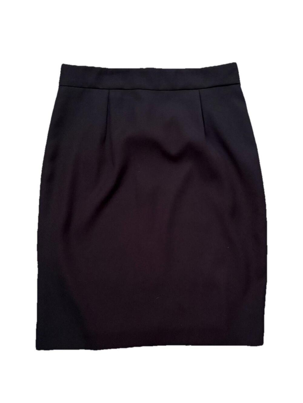 Neiman Marcus womens Navy Blue Skirt Sz 14 Classic Career USA minimalist